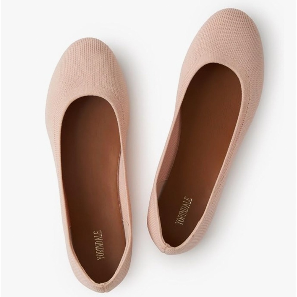 Women's Flats Round Toe Soft -Knit -Flats- Slip On Shoes- Sz 9